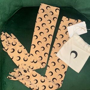 Marine Serre Long gloves